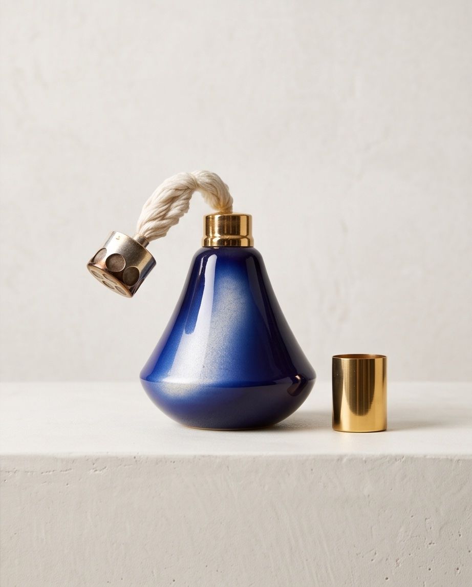 Duftöldiffusoren: Diffuseur de parfum vintage bleu cobalt et doré – Gebraucht aus Onex von La_Dolce_Vita 8
