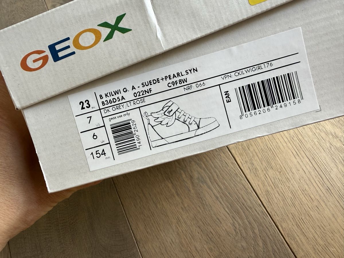 Geox Scarpe per ragazze: GEOX warm lining leather Sneaker,  23 – Usato da Zug venduto da Nat.yushkevich 7