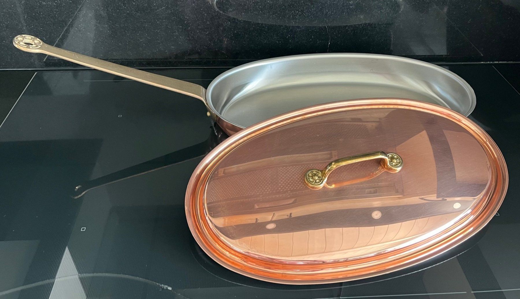 Stöckli Padelle: Kupferpfanne m. Deckel, STÖCKLI NETSTAL – Usato da Vaduz venduto da Melrose_63 1