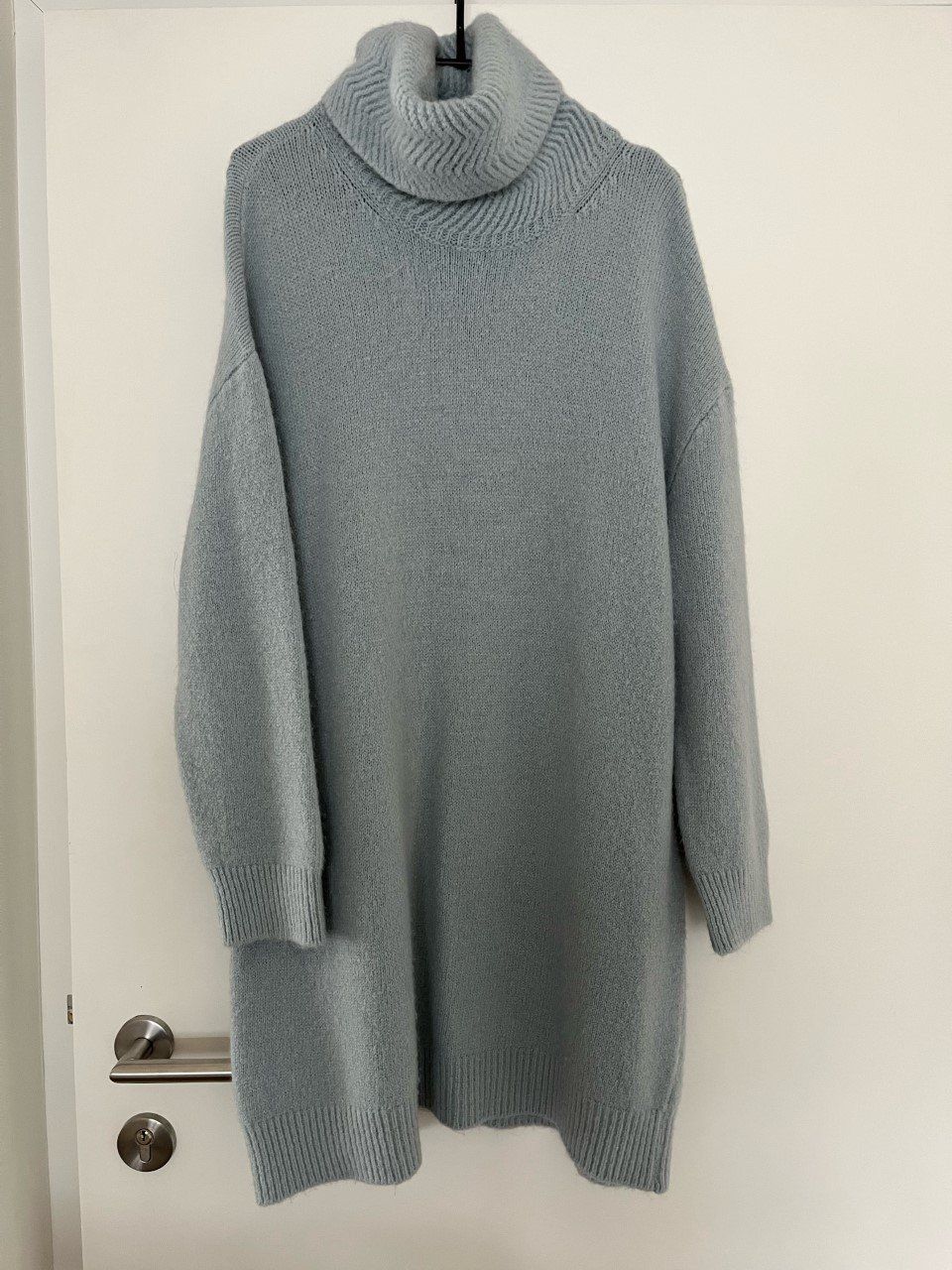 Vestiti: Strickkleid One Size, Farbe türkis – Usato da Triesen venduto da dardaleni