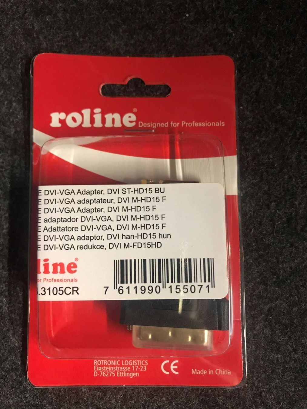 PC: DVI zu VGA Adapter – Nuovo e nell'imballaggio originale da Zürich venduto da Remo184