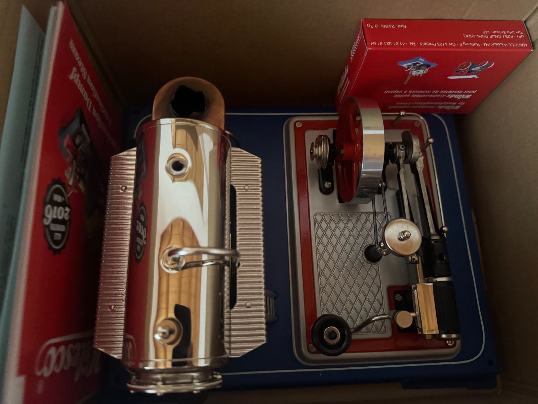 Wilesco Modellbausätze & Standmodelle: Wilesco D16 - Machine à Vapeur - Neuve – Neu und originalverpackt aus Reconvilier von CR165639 2