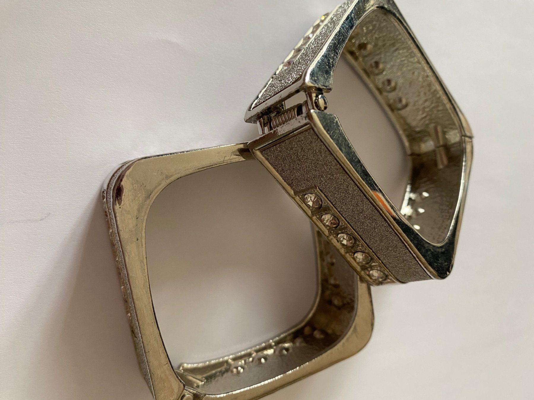Bracciali & Braccialetti: Armreifen mit Strass silberfarben – Nuovo (secondo la descrizione) da Flaach venduto da hundeli2 3