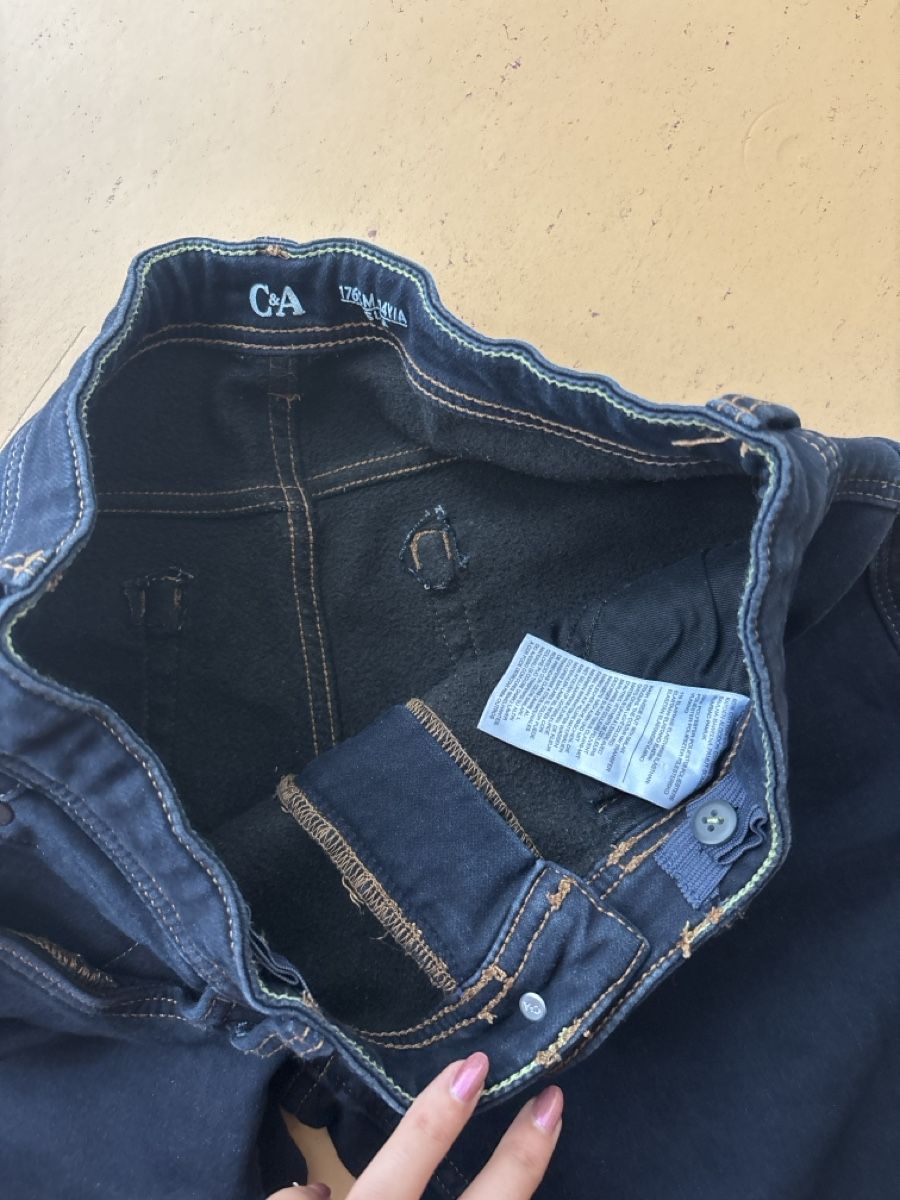 Hosen: C&A Jeans dunkelblau Grösse 176  – Gebraucht aus Zürich von del_gdm2 1