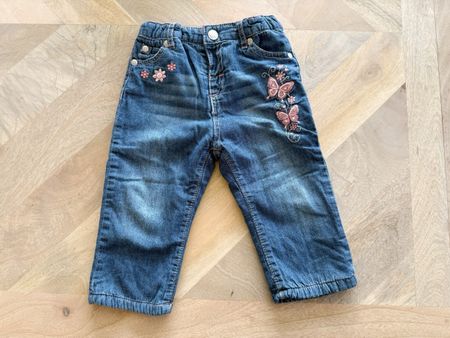 Gefütterte, warme Jeans, Gr. 80, Top Zustand!