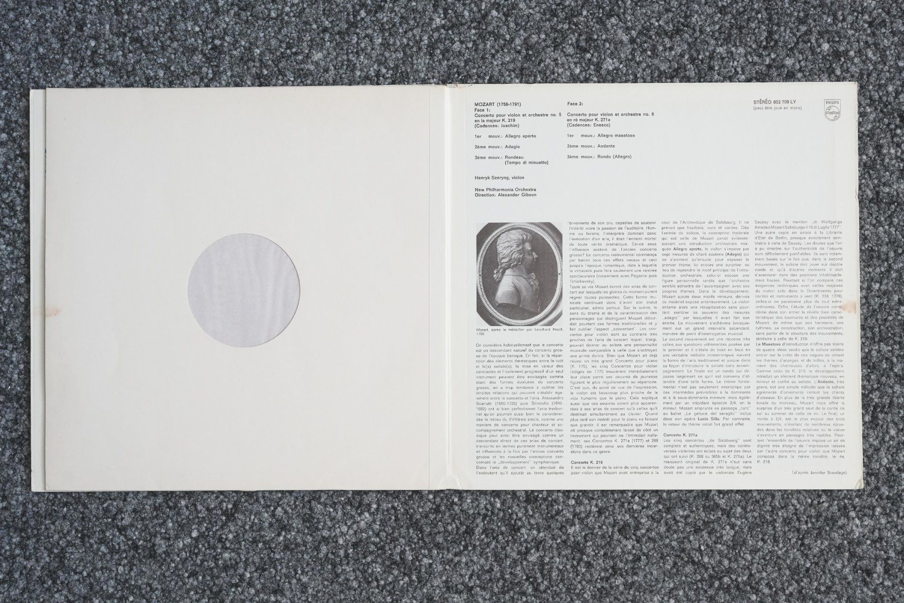 Dischi in vinile: Philips / Mozart / Violinkonzerte / Szeryng – Usato da Brunnen venduto da Techfreak1 3