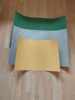 3 Bogen Bastelpapier gold silber grün