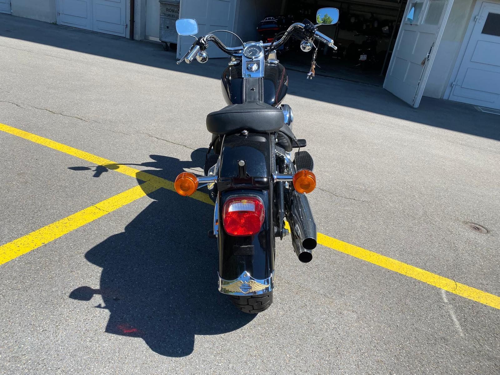 Harley-Davidson Chopper: HARLEY-DAVIDSON FLSTF 1450 Softail Fat Boy JG 2000 – Usato da St.Gallen venduto da oehlins 3