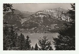 Ansichtskarte Brienz Rothornkette Gelaufen Jahr 1955