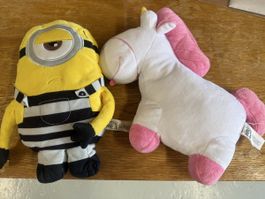 Minion & Einhorn set 2 küscheltiere