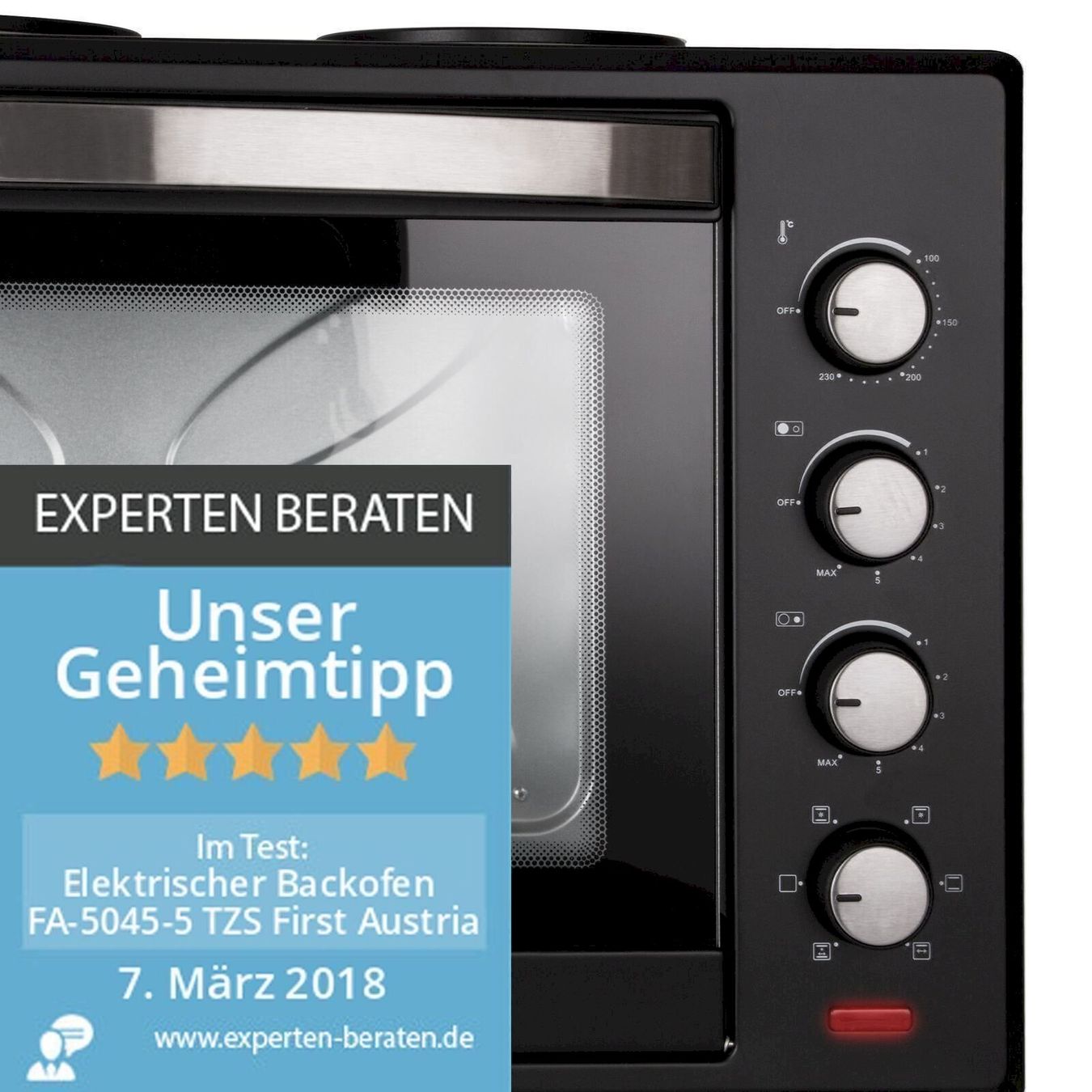 Forni: TZS First Austria Mini-Backofen 60L – Nuovo e nell'imballaggio originale da Bottighofen venduto da zaap 5