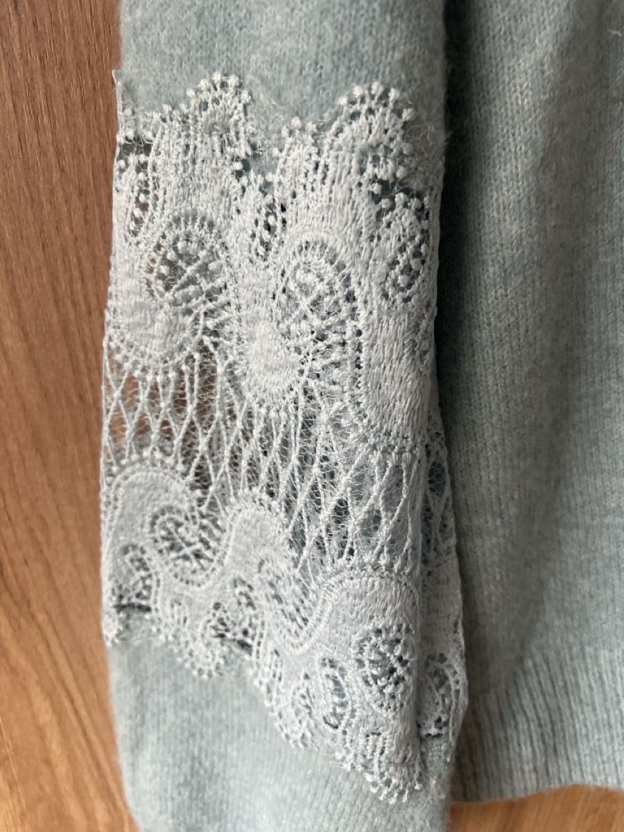 Maglioni & Felpe: Winter Pullover mit Spitze Hellblau, Gr. XL NEU – Nuovo (secondo la descrizione) da Seon venduto da Sunny-Schmuck78 1