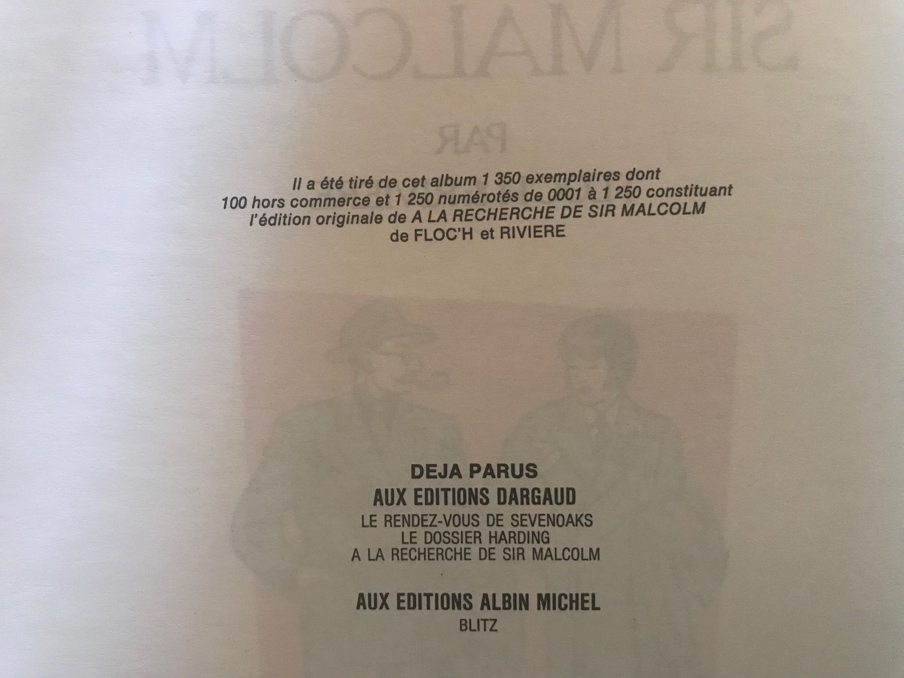 Fumetti: Albany & Sturgess / A la recherche de Sir Malcolm – Usato da Commugny venduto da Alexnicolas11 1