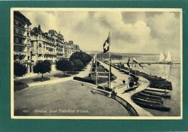 Genève - Quai Président Wilson 1939, gelaufen