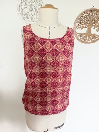 Top S Viscose Blumenprint