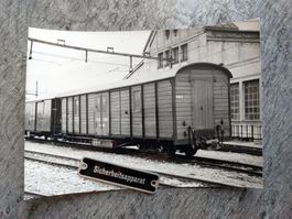 RhB 4-Achs Dienstwagen X 9002 - Foto-AK