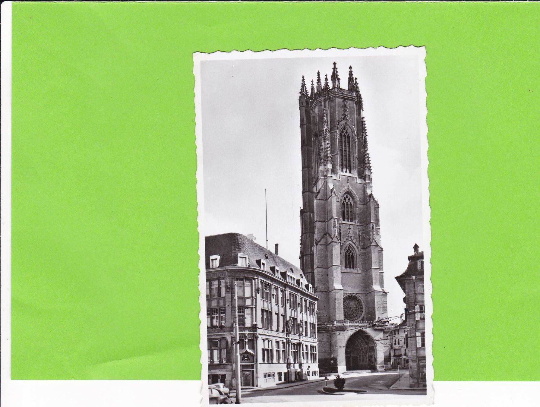 Cartoline postali: Fribourg. Cathédrale – Usato da St. Peterzell venduto da neckertal