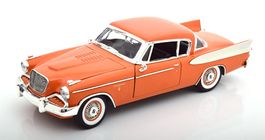 STUDEBAKER GOLDEN HAWK 1957 ORANGE/BEIGE 1:18 AUTOWORLD