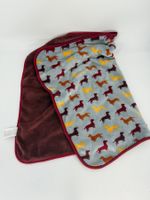 Flauschige Plüsch Hunde-Decke 65x90cm von zoofari