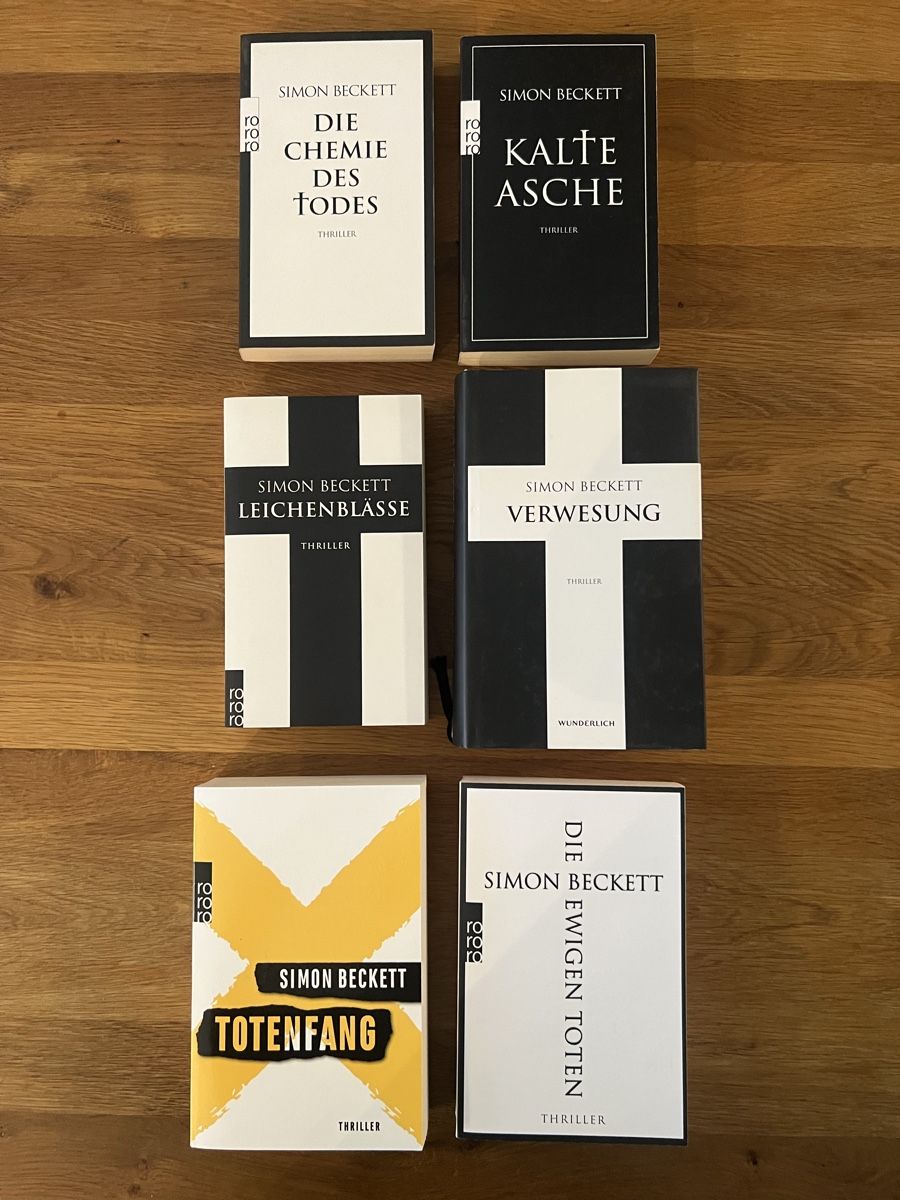Libri: Buchpacket David Hunter Reihe 1-6 von Simon Beckett – Nuovo (secondo la descrizione) da Uznach venduto da Apuutze