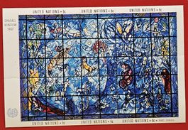 UNO NEW YORK MARK CHAGAL WINDOW FENSTER 1967** POSTFRISCH