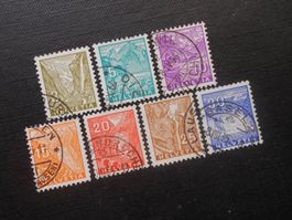 ZNr 194-200 Satz - 1934 - Z CHF 25.00