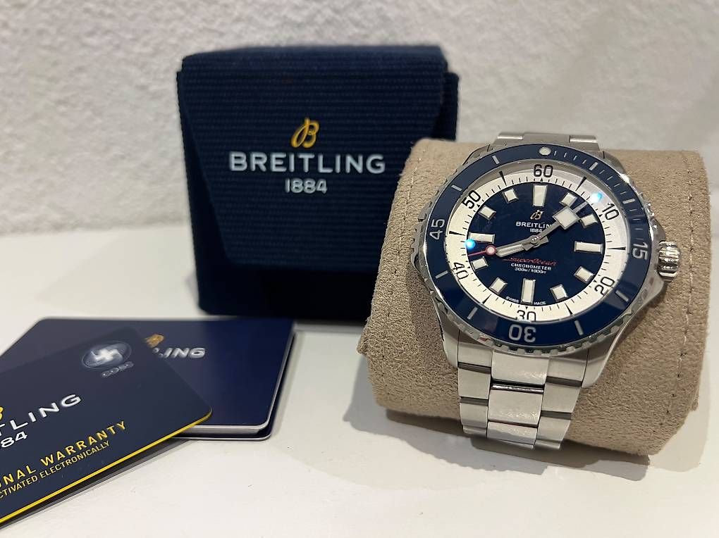 Orologi: Breitling Superocean Automatic 46 Full Set – Usato da Arbon venduto da STEFF.1