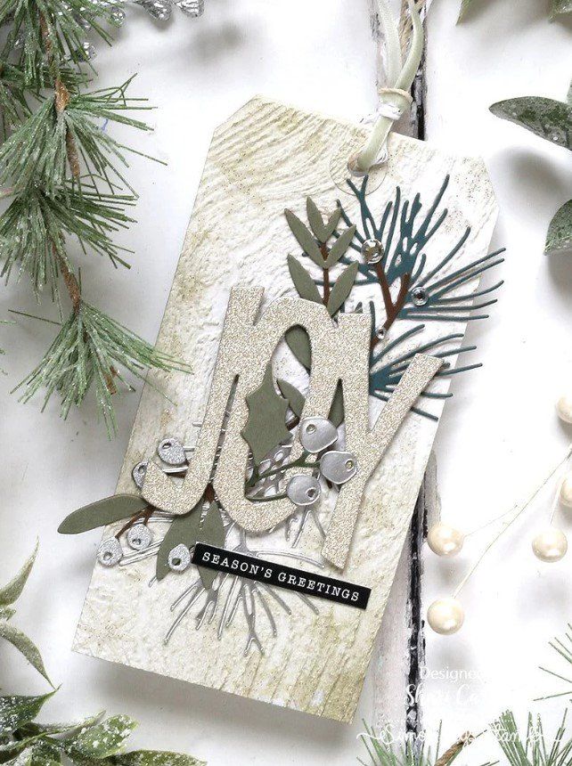 Tim Holtz Schablonen: Tim Holtz Sizzix Thinlits  ** Big Tidings ** – Neu und originalverpackt aus Rubigen von rofi100 3