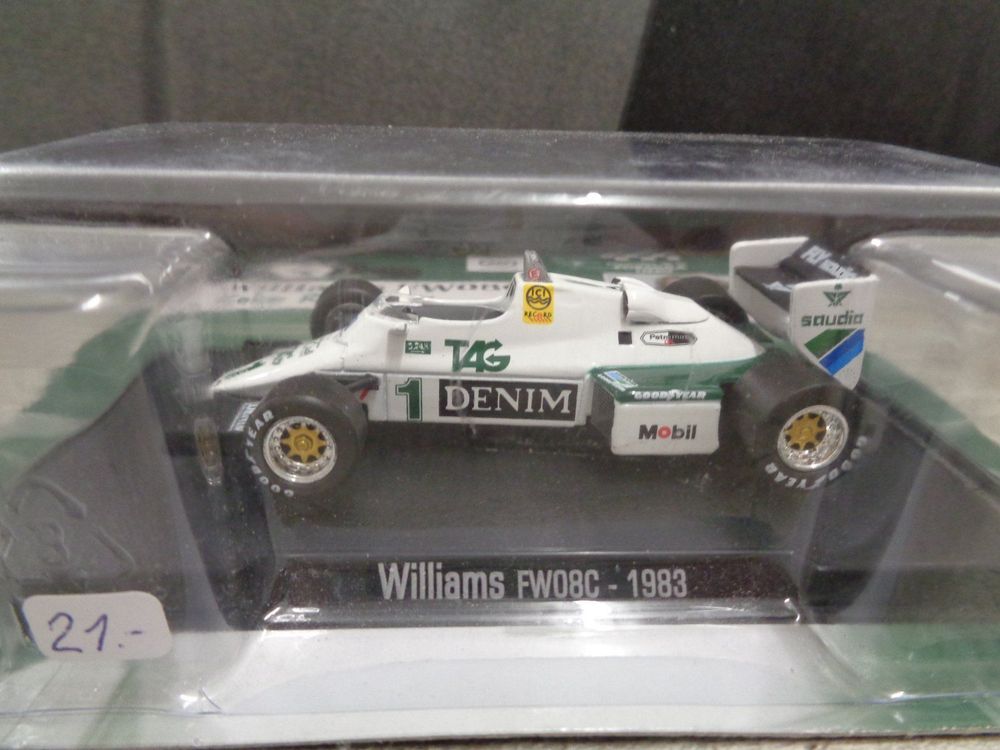 Modellino F1 Minichamps 1/43 Williams Ford FW08C A. Senna #1 Donington