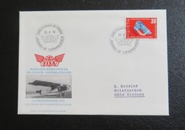 FDC Fliegertag La Chaux de Fonds 1970