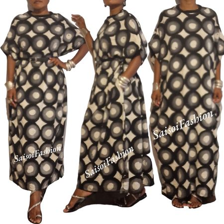 Sommer Batik Handmade elegantes Maxikleid100%Baumwolle S-XXL