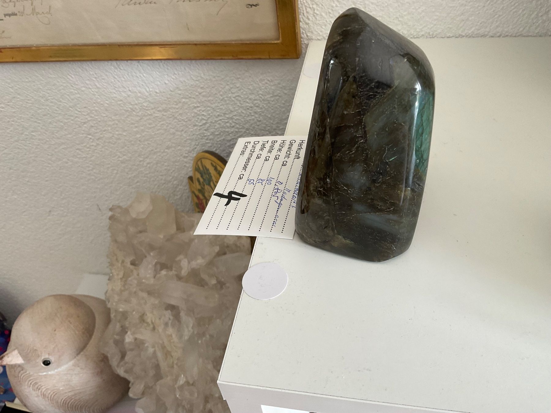 Minerali & Pietre curative: Wunderschoener Labradorit Handschmeichler, Edelstein! – Nuovo (secondo la descrizione) da Gibswil venduto da MineralienJRS 4