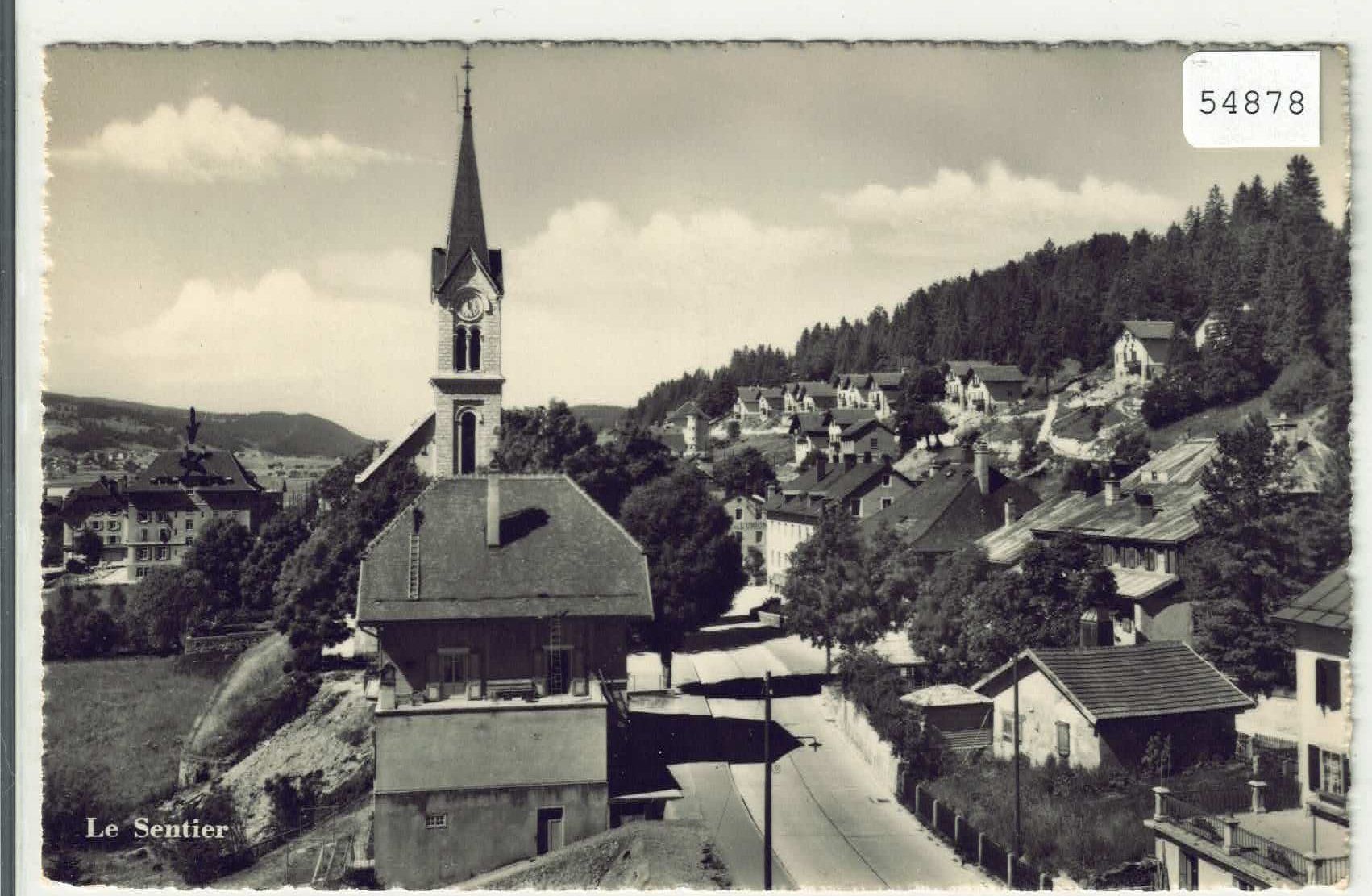 Cartoline postali: Le Sentier - Eglise – Usato da Ettingen venduto da Kartenplanet