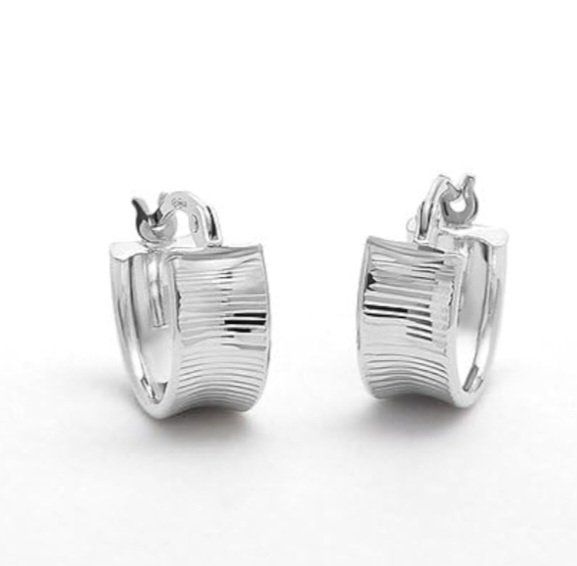 Orecchini pendenti & Orecchini a lobo: Creolen 375er Weißgold – Nuovo e nell'imballaggio originale da Hemmental venduto da 18kGold 3