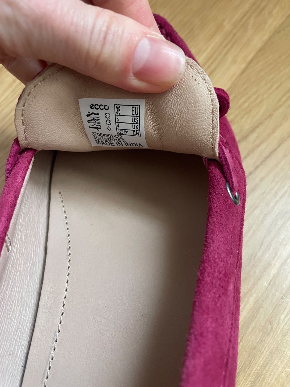 Ecco Scarpe da donna: Damen Ecco Mokassins pink Gr. 36 – Usato da Zürich venduto da AP_26 3