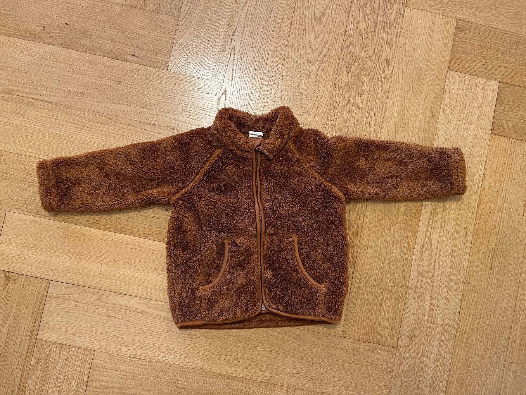 H&M Giacche & Cappotti: Veste peluche mi-saison Marron 80 – Usato da Lausanne venduto da -meli-