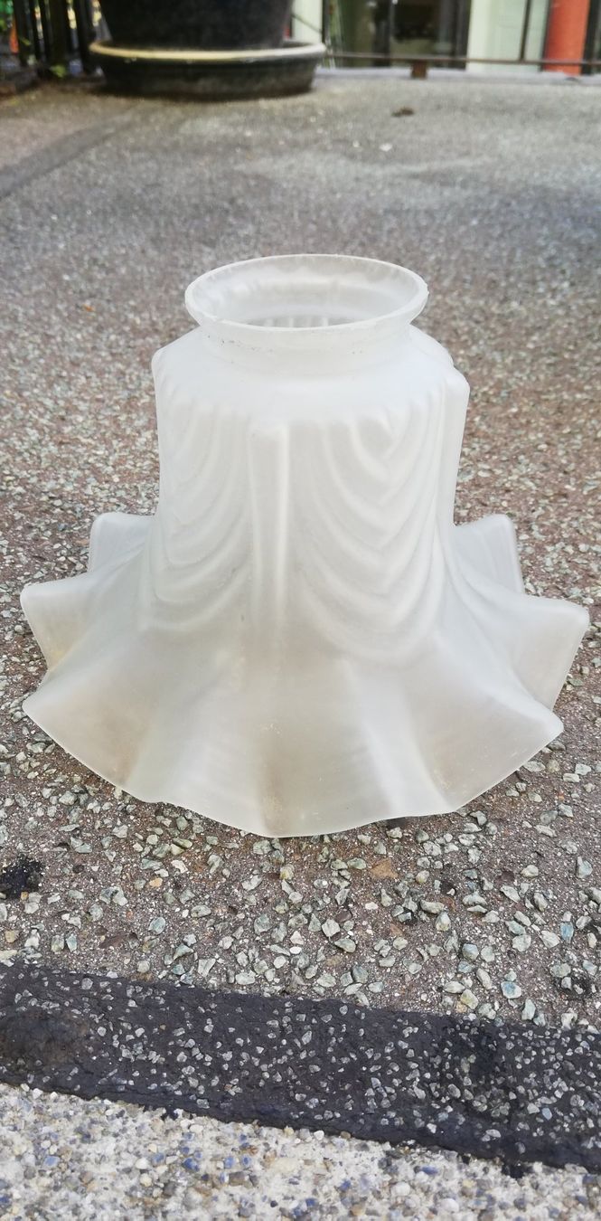 Lampenschirme: Alter Lampenschirm aus Glas – Gebraucht aus Thun von Matthias72 1