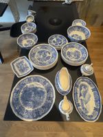Vintage Villeroy & Boch Burgenland Blau 42 teilig