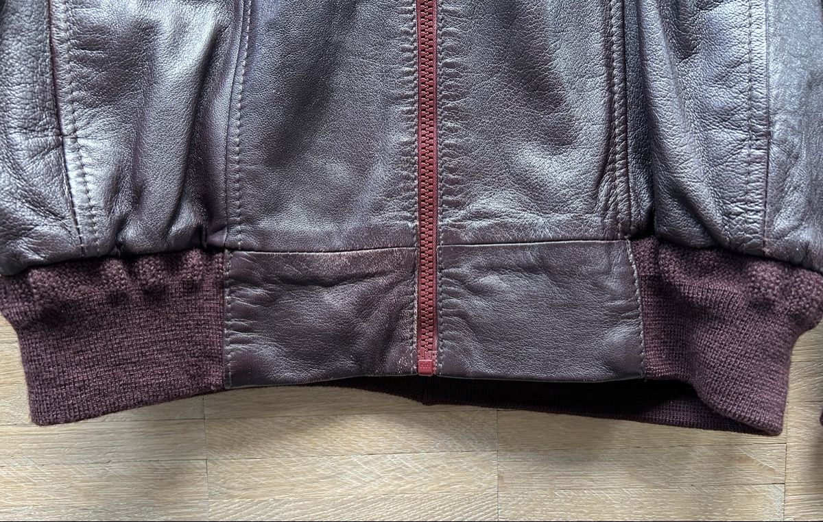 Giacche: Lederjacke Herren Gr.S weinrot – Usato da Utzigen venduto da Crisbo 2