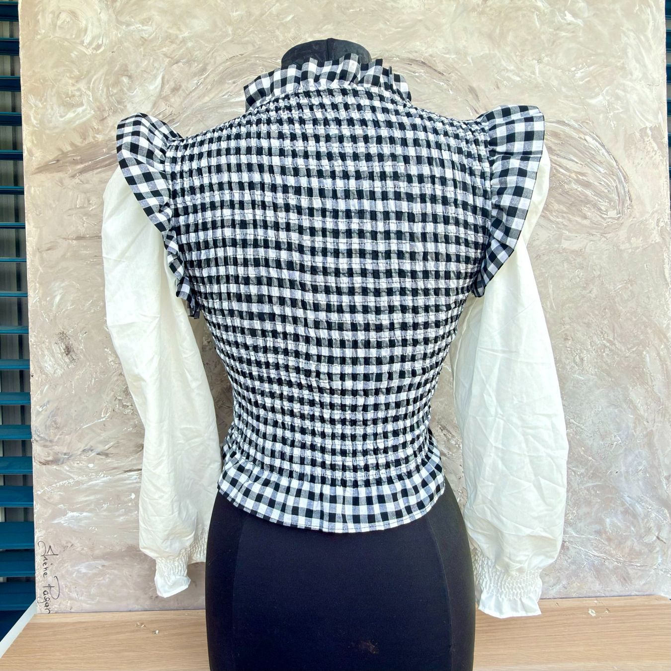 Blusen: Blouse à carreaux vichy – Gebraucht aus Thônex von BrYu 3