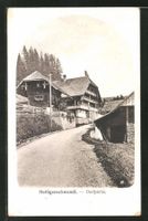 Heiligenschwendi, Dorfpartie, Lichtdruck um 1920