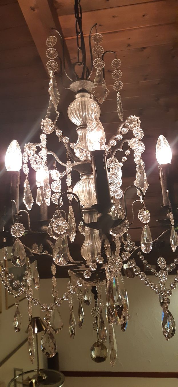 Lampadari & plafoniere: Kronleuchter Schmiedeisen 5 armig – Usato da Uitikon Waldegg venduto da Tibi07 1