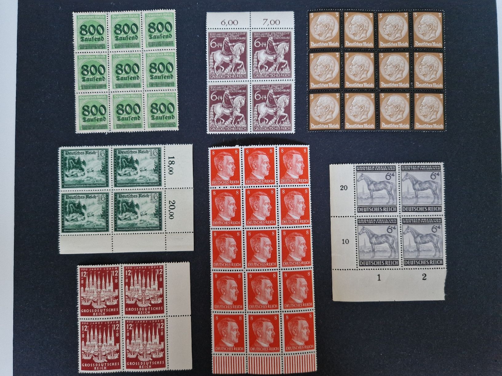 Tutti i francobolli: Deutsches Reich Briefmarken Block Blöcke postfrisch – Nuovo (secondo la descrizione) da St. Gallen venduto da Enrico_SG