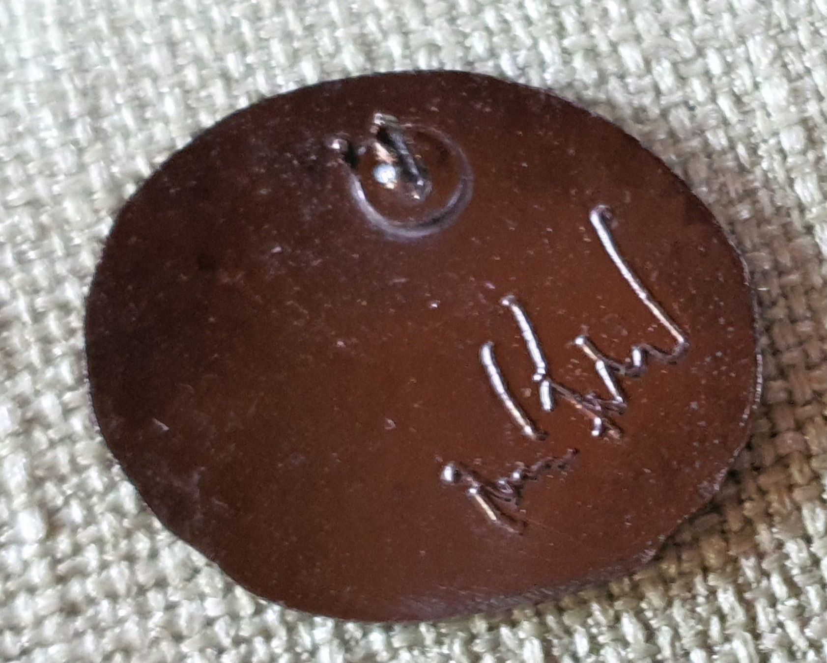 Placchette & Badge: J778 - Pin Farbige Uhr – Usato da Reinach BL venduto da Boston-Verkauf 1