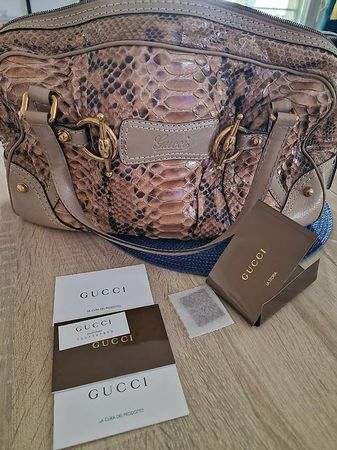 Sukey Large Tote  Echte Pythonleder-Tasche