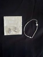 PURELEI Armband mit Ohrsteckern und Anhänger Eternal Flame