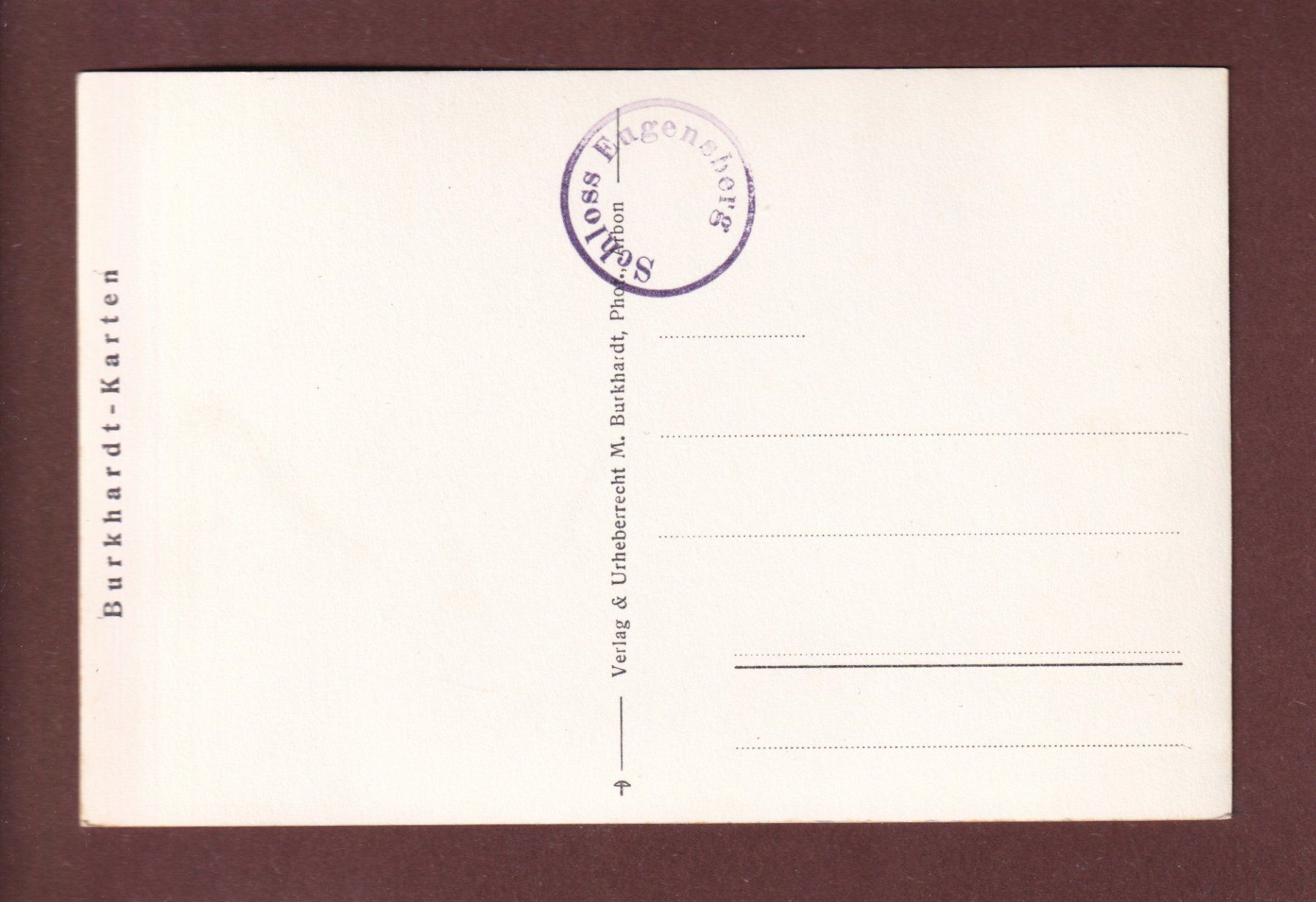 Cartes postales: SCHLOSS EUGENSBERG am Untersee – D'occasion à Pully par nicecards-shop 1