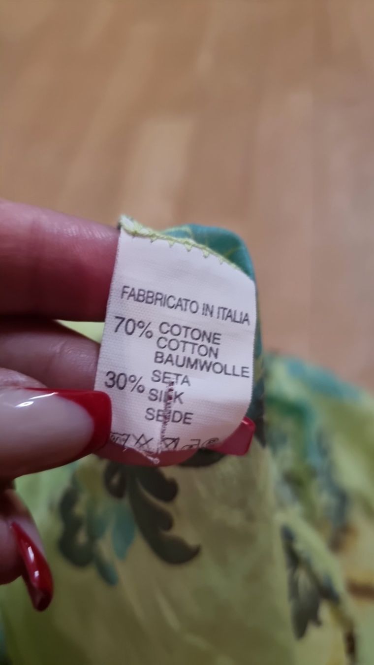 Foulard & Sciarpe: Italienischer Schal Baumwolle & Seide – Usato da Wald ZH venduto da CapLux 2