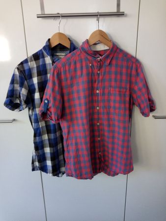 Esprit / Tom Tailor Herren Kurzarmhemd - 2er-Set Grösse M
