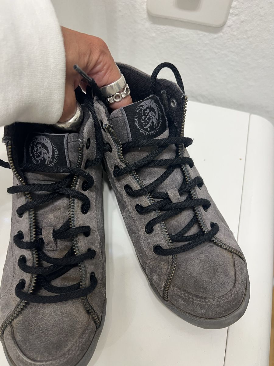 Diesel Scarpe per ragazzi: DIESEL LEDERSNEAKERS GR 34 – Usato da Basel venduto da theo-g77 1